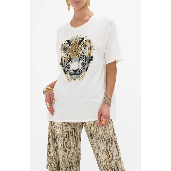 Camilla Franks oversized band tee T-shirt top The throne room. XL - Picture 5 of 8